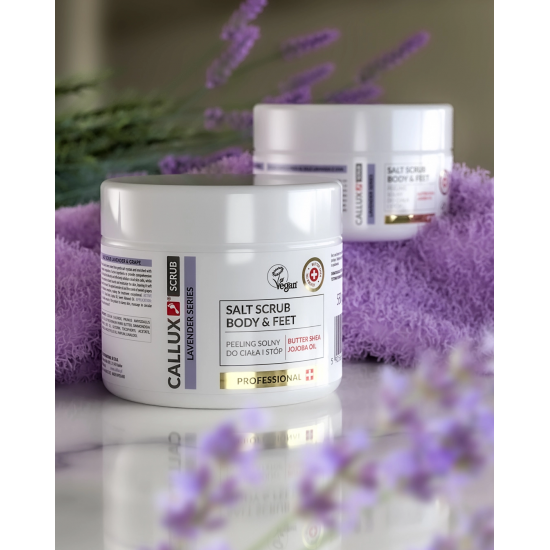 Scrub cu sare, lavandă și struguri  550g